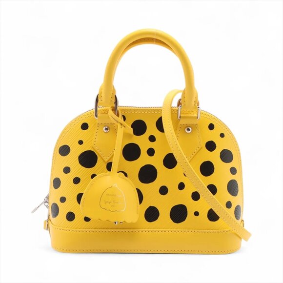 Louis Vuitton x Yayoi Kusama Epi Alma BB M21700 Yellow gold   There was an RFID - Picture 1 of 12